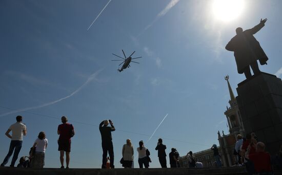 Russia Victory Day Parade Rehearsal