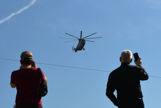 Russia Victory Day Parade Rehearsal
