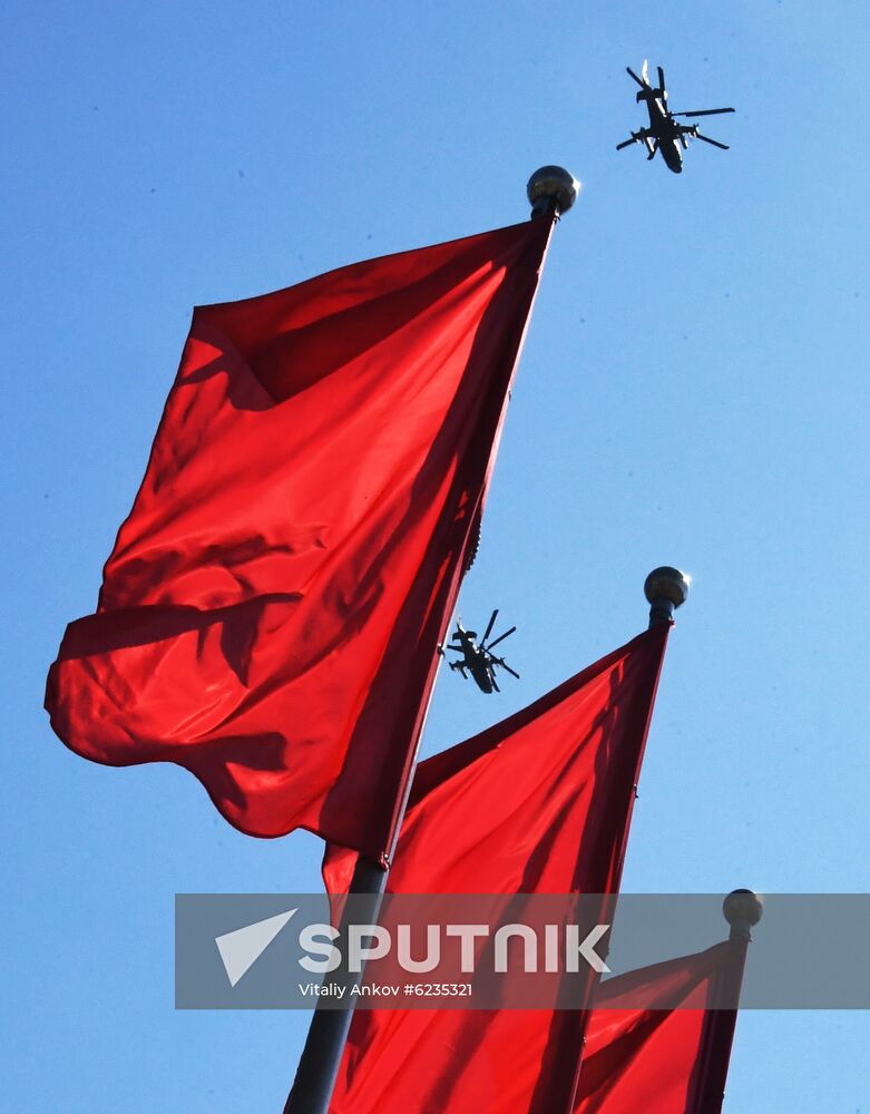 Russia Victory Day Parade Rehearsal