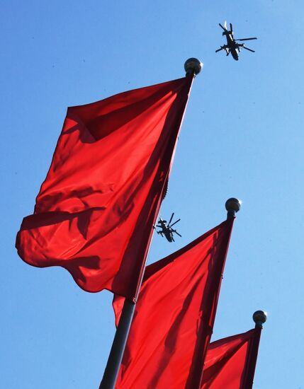 Russia Victory Day Parade Rehearsal