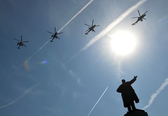 Russia Victory Day Parade Rehearsal