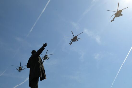 Russia Victory Day Parade Rehearsal