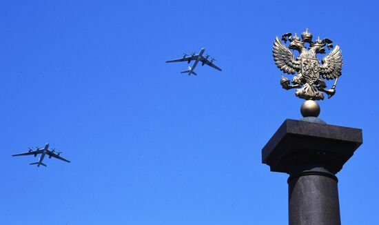 Russia Victory Day Parade Rehearsal