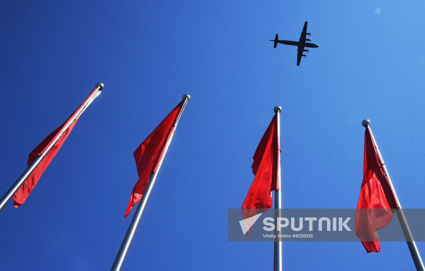 Russia Victory Day Parade Rehearsal