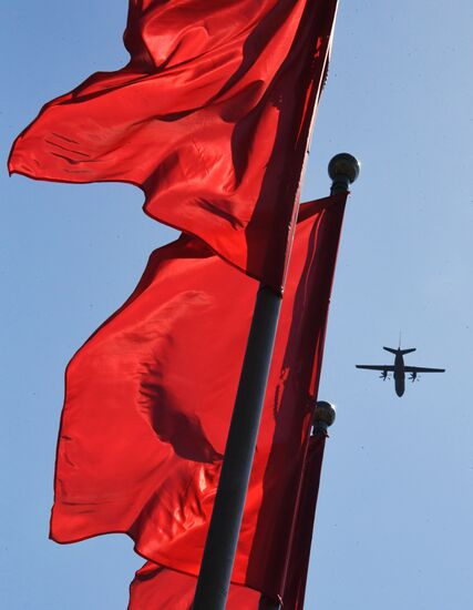 Russia Victory Day Parade Rehearsal