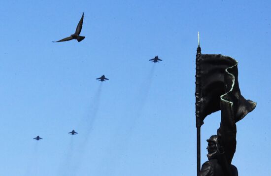 Russia Victory Day Parade Rehearsal