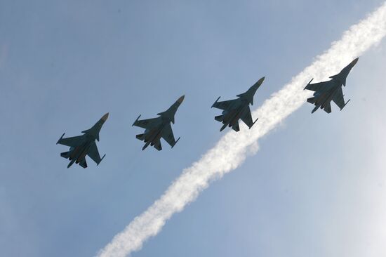 Russia Victory Day Parade Rehearsal
