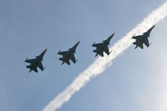 Russia Victory Day Parade Rehearsal