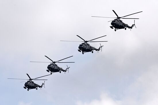 Russia Victory Day Parade Rehearsal