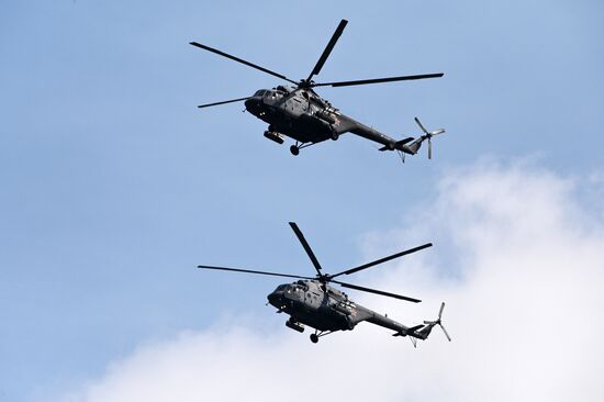 Russia Victory Day Parade Rehearsal