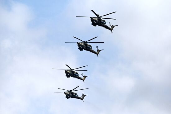 Russia Victory Day Parade Rehearsal