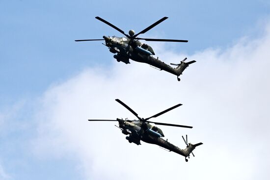 Russia Victory Day Parade Rehearsal