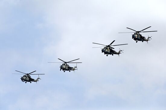 Russia Victory Day Parade Rehearsal