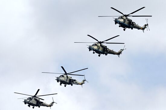 Russia Victory Day Parade Rehearsal