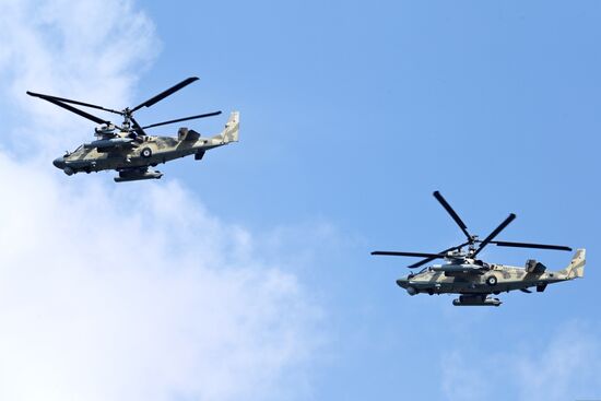 Russia Victory Day Parade Rehearsal