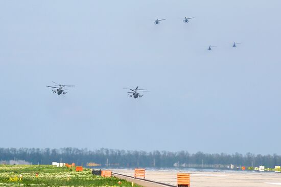Russia Victory Day Parade Rehearsal