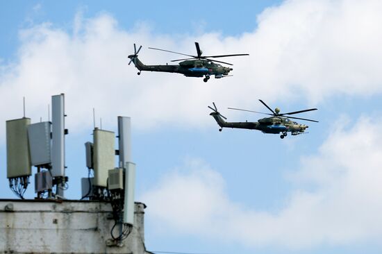Russia Victory Day Parade Rehearsal