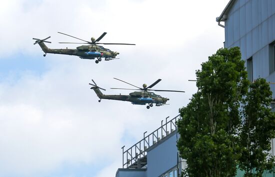 Russia Victory Day Parade Rehearsal