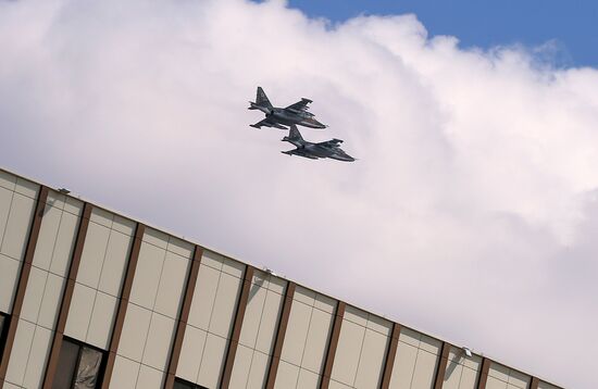 Russia Victory Day Parade Rehearsal