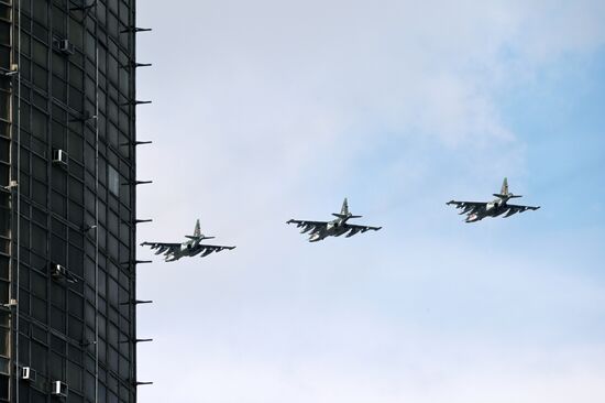 Russia Victory Day Parade Rehearsal