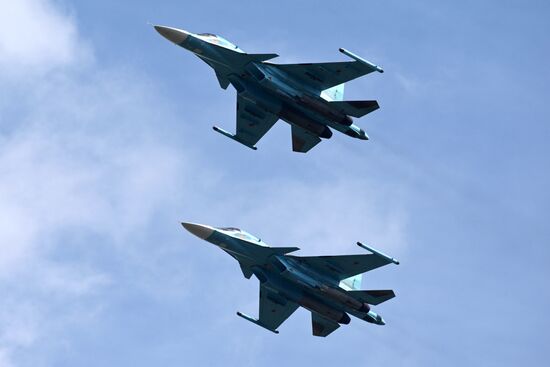 Russia Victory Day Parade Rehearsal