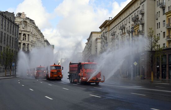 Russia Coronavirus Disinfection