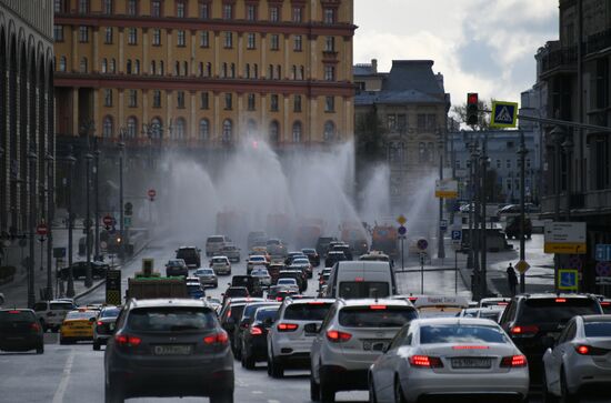 Russia Coronavirus Disinfection