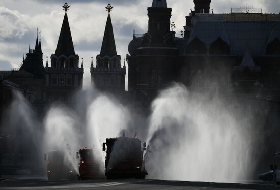 Russia Coronavirus Disinfection