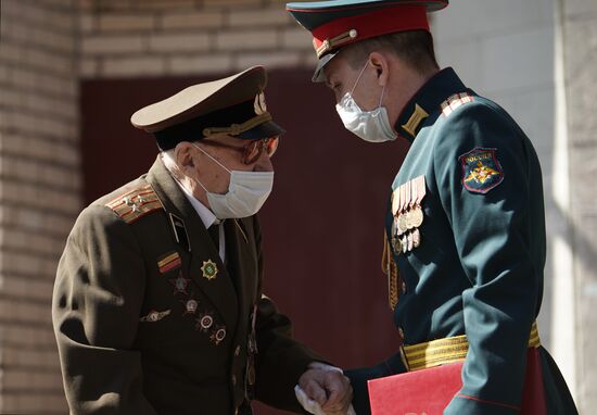 Russia Victory Day Veterans Honouring