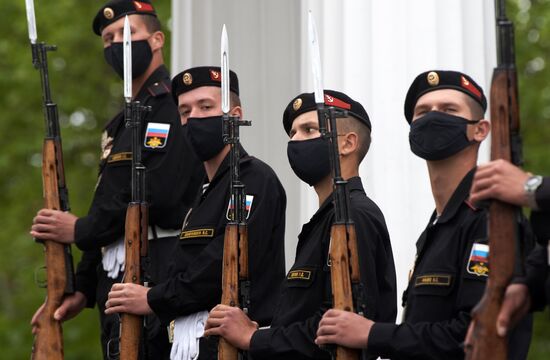 Russia Crimea Victory Day Parade Rehearsal