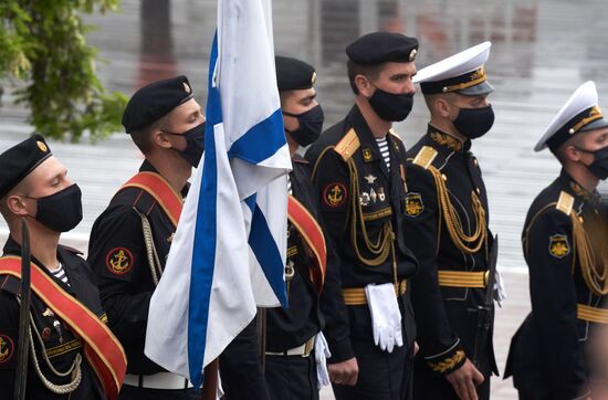 Russia Crimea Victory Day Parade Rehearsal