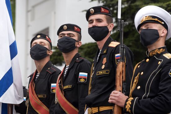 Russia Crimea Victory Day Parade Rehearsal