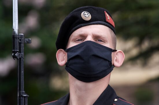 Russia Crimea Victory Day Parade Rehearsal