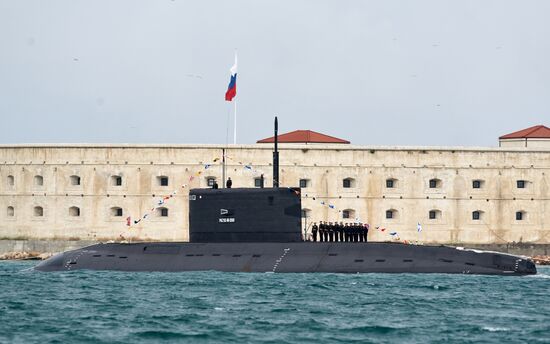 Russia Crimea Victory Day Parade Rehearsal