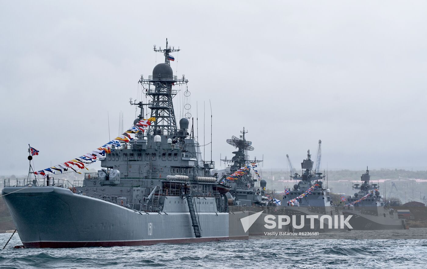 Russia Crimea Victory Day Parade Rehearsal