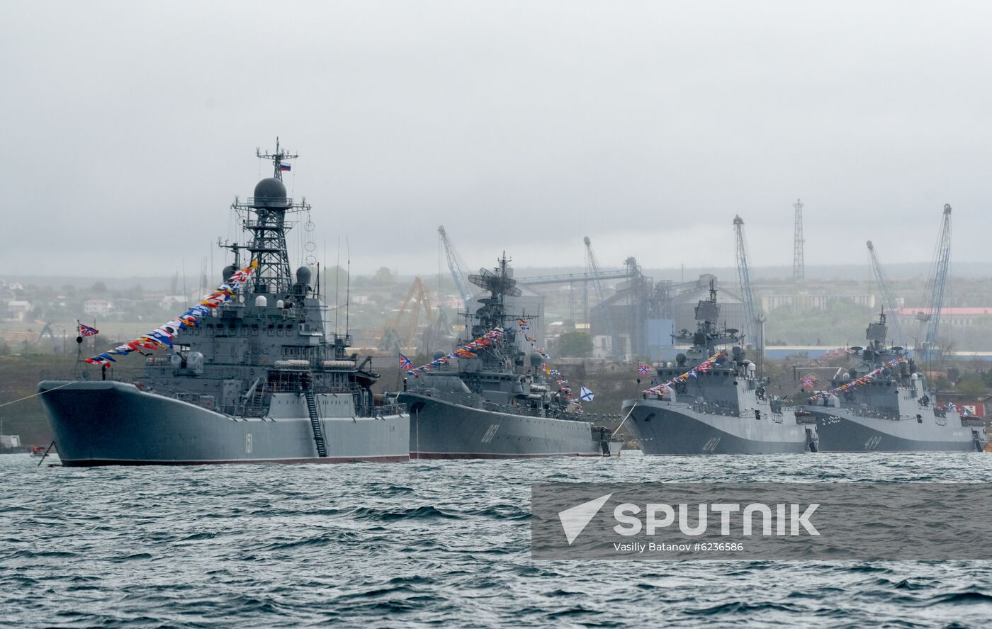 Russia Crimea Victory Day Parade Rehearsal