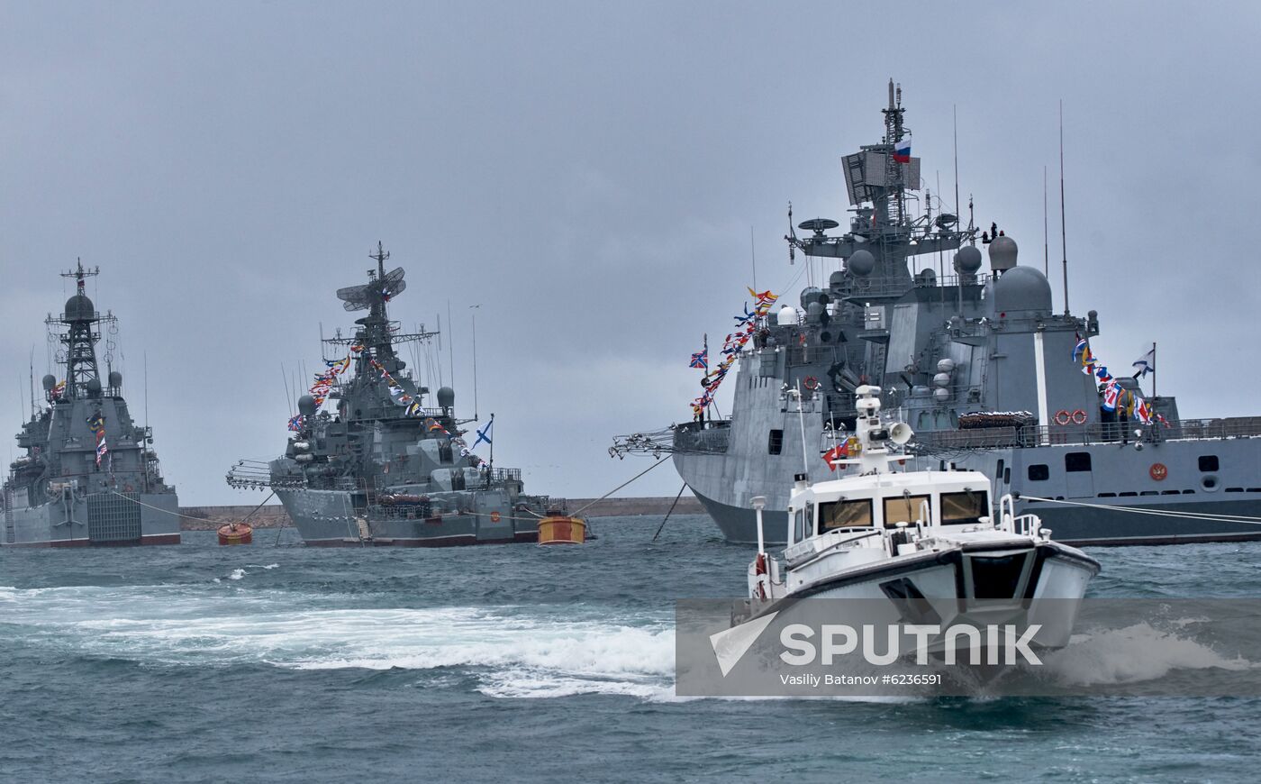 Russia Crimea Victory Day Parade Rehearsal