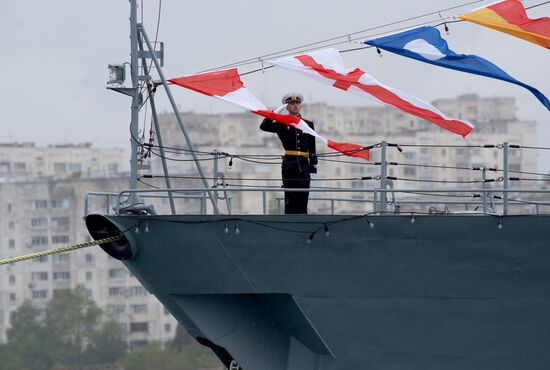 Russia Crimea Victory Day Parade Rehearsal