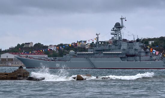 Russia Crimea Victory Day Parade Rehearsal