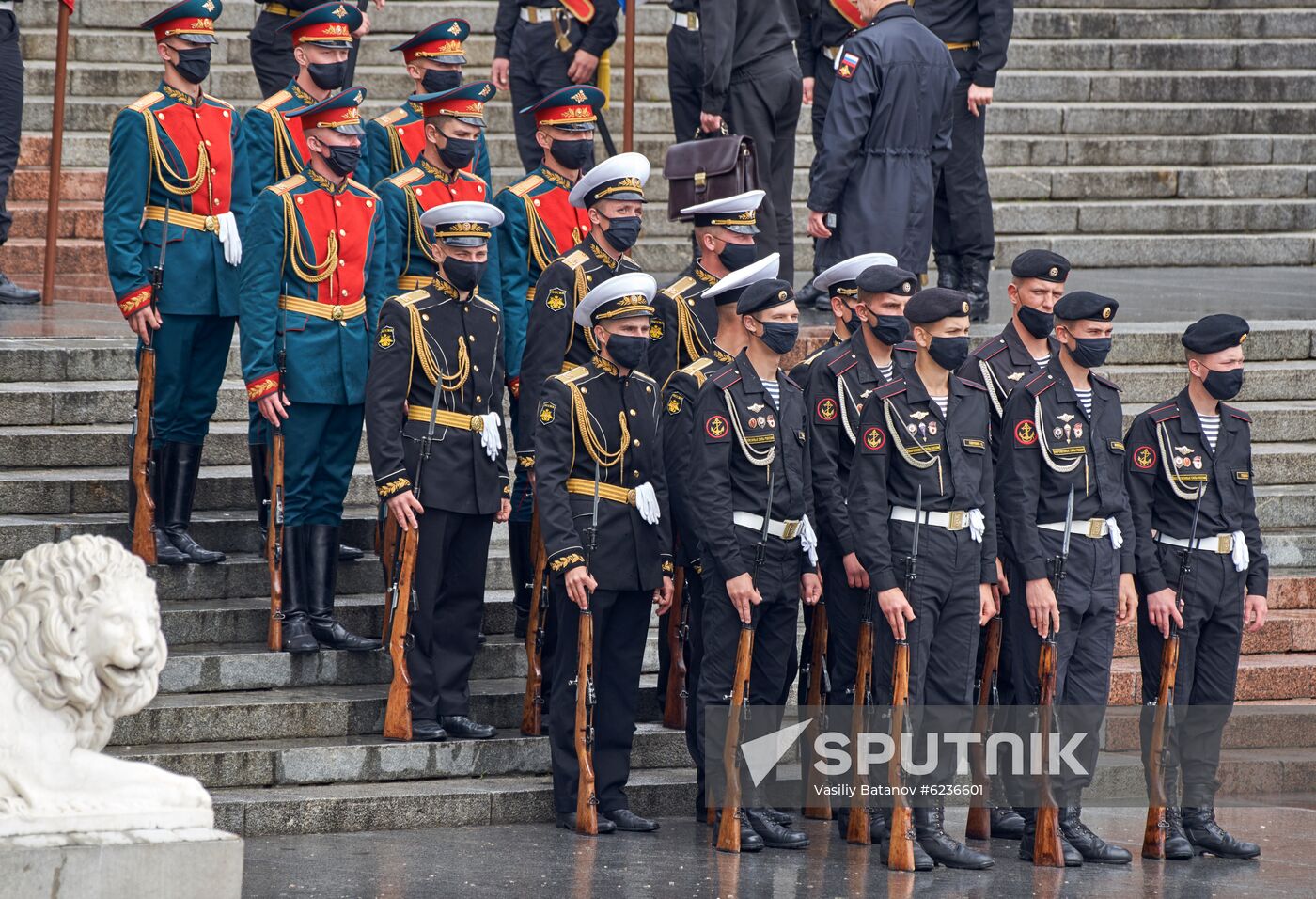 Russia Crimea Victory Day Parade Rehearsal