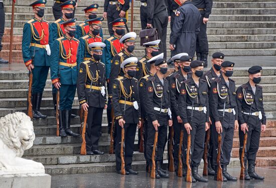 Russia Crimea Victory Day Parade Rehearsal