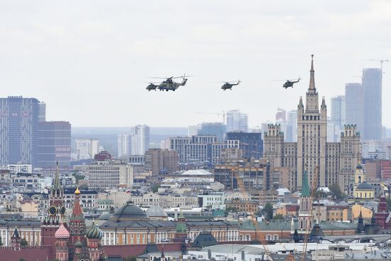 Victory Day flypast in Moscow