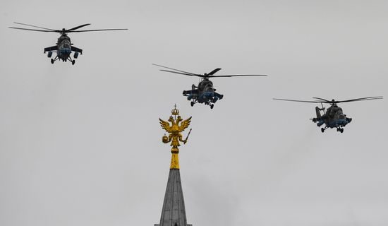 Victory Day flypast in Moscow