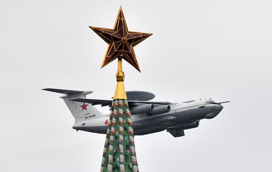 Victory Day flypast in Moscow
