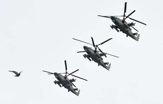 Victory Day flypast in Moscow