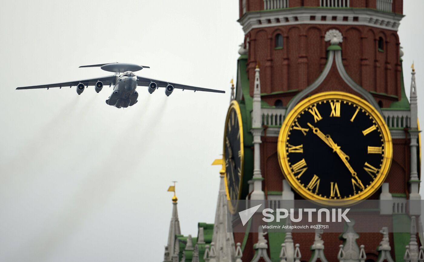 Victory Day flypast in Moscow