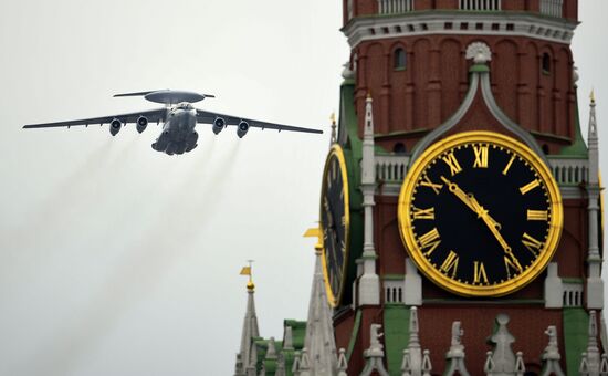 Victory Day flypast in Moscow