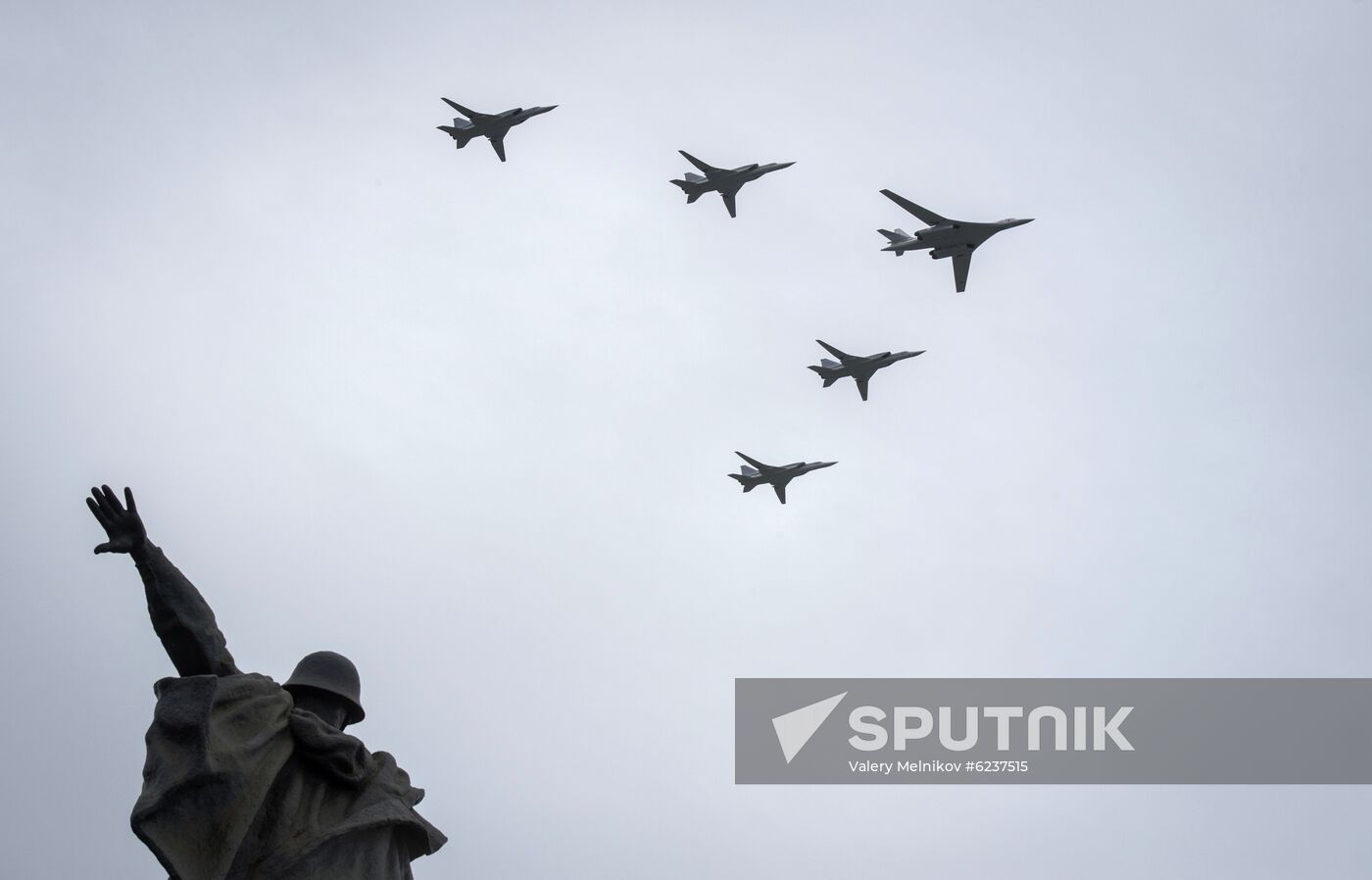 Victory Day flypast in Moscow