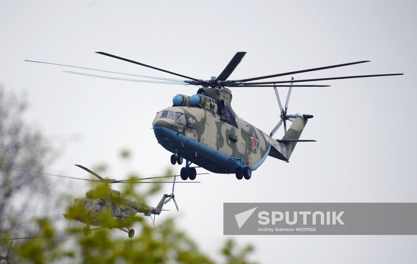 Victory Day flypast in Moscow