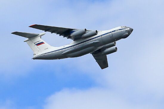Victory Day flypast in Moscow